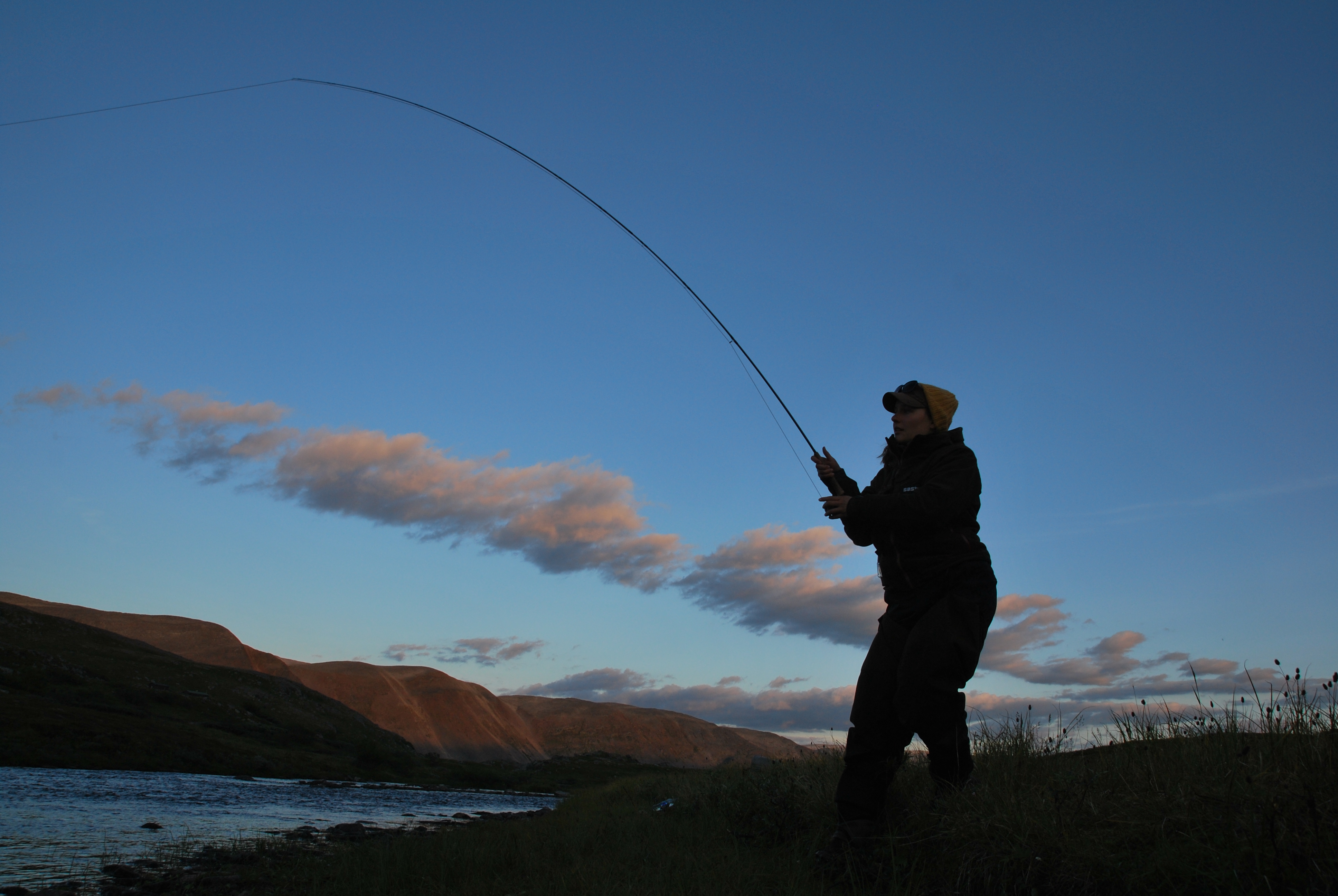 salmon fly fishing