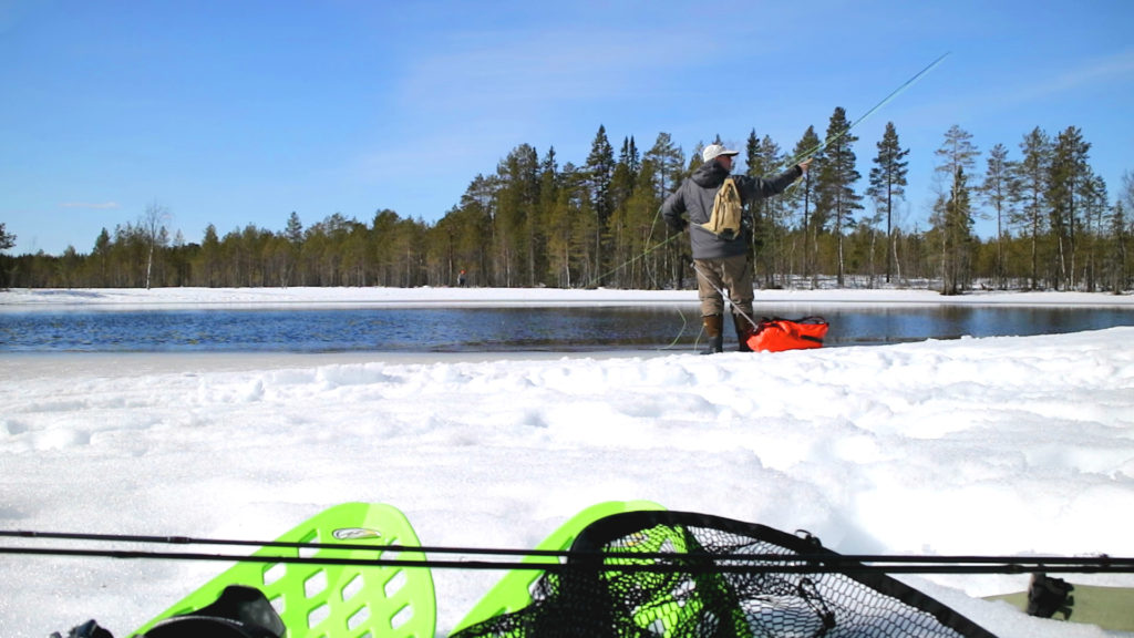 Hans van Klinken winter fishing